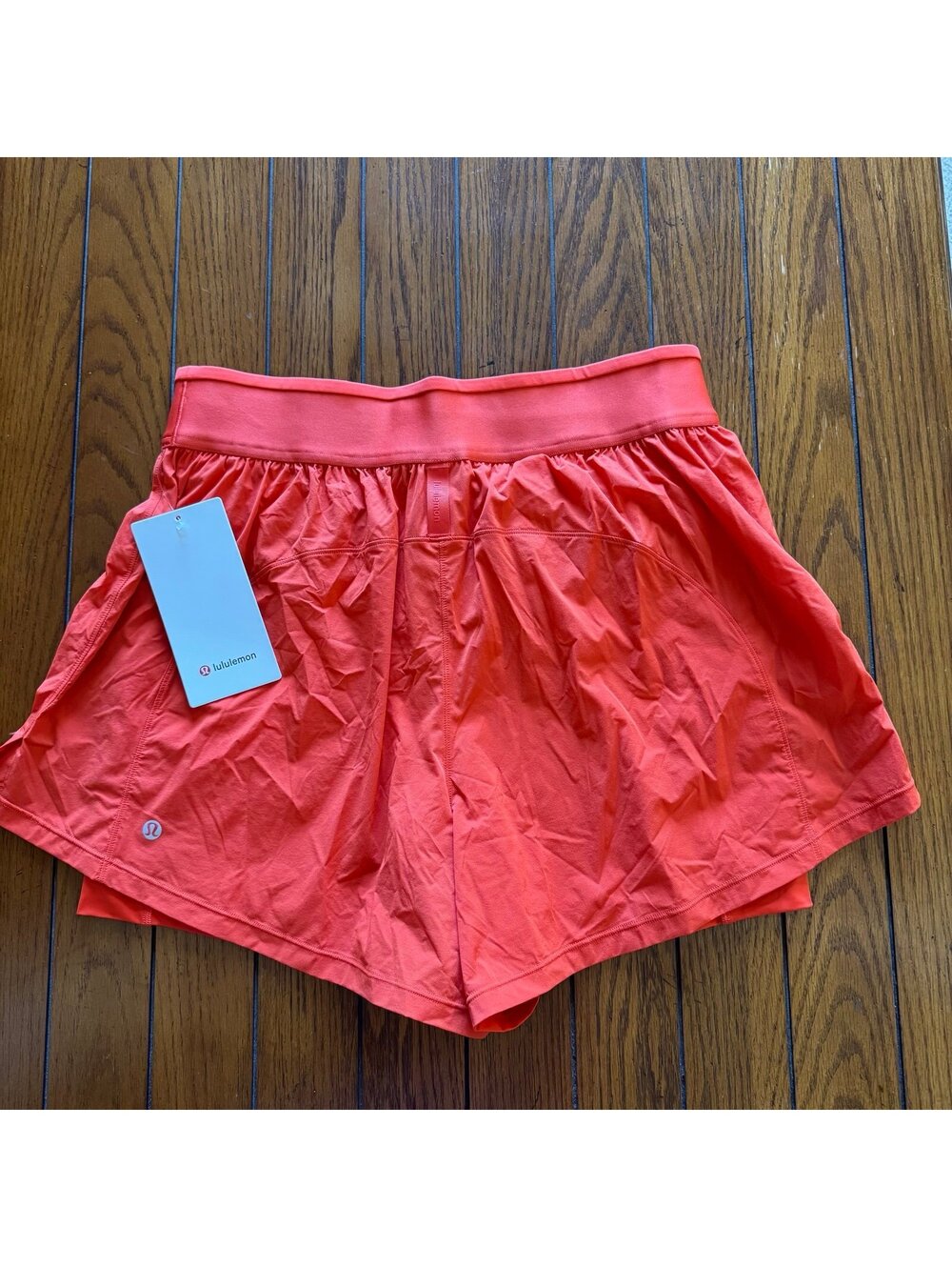 Lululemon License to Train Super High Rise Short 3.5” Cherry Ember Size L/10 NWT - Picture 2 of 8